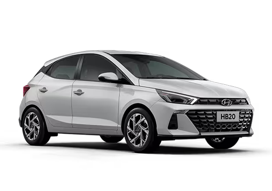 Carro econômico prata
