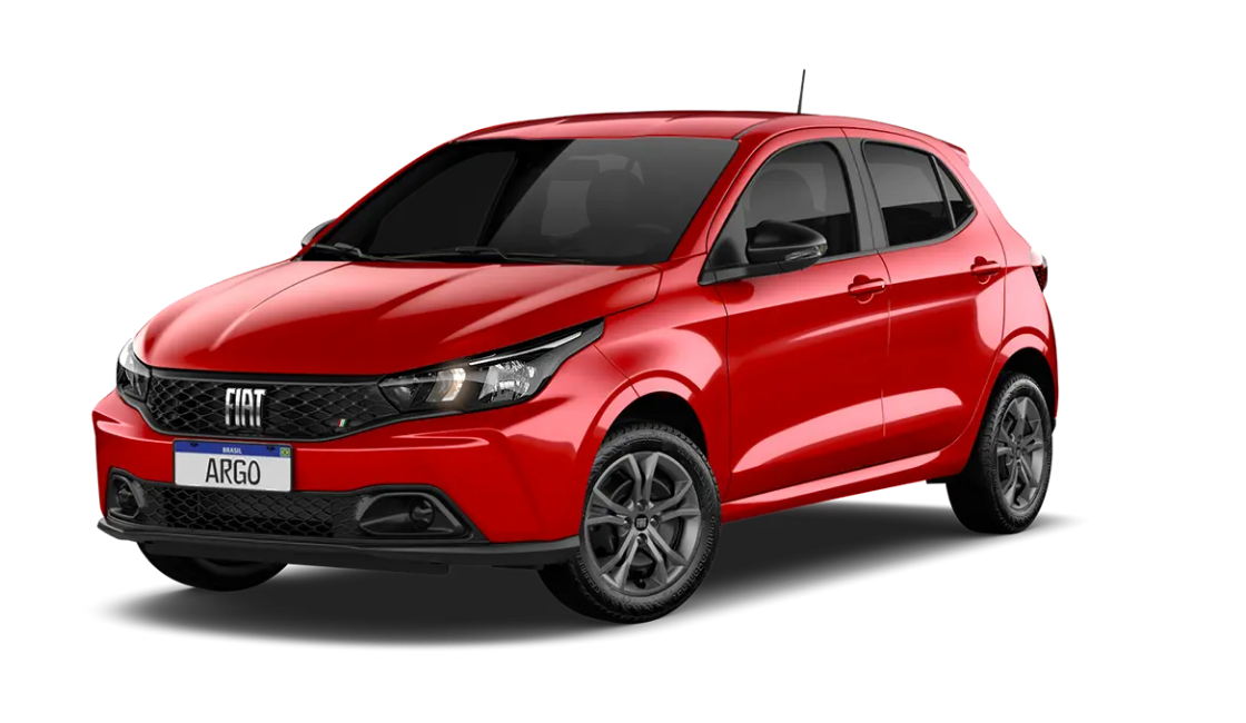 Carro econômico azul
